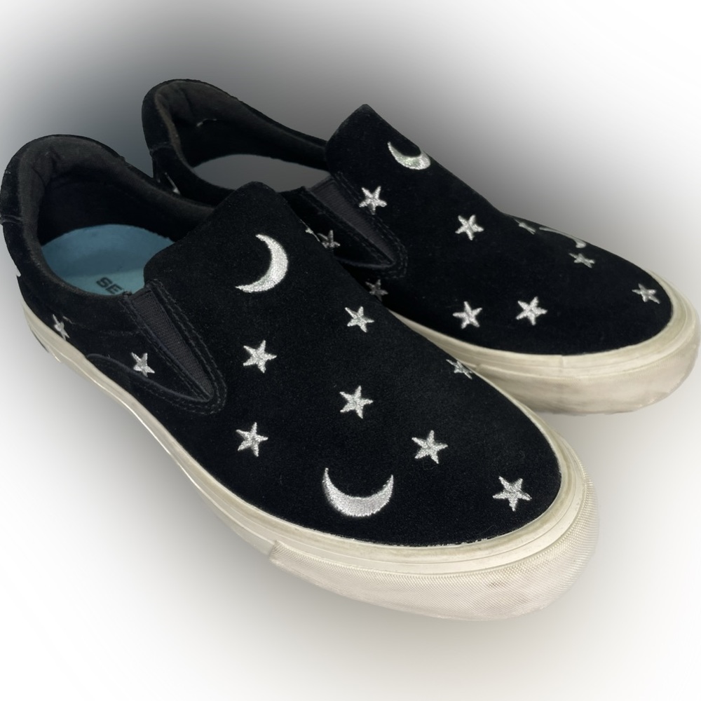 SeaVees Hawthorne slip on celestial suede size 7